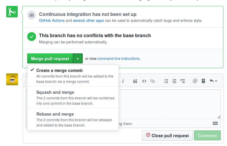 Cómo cerrar un Pull Request